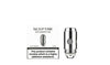 1 Coil 0.5ohm 18/20W